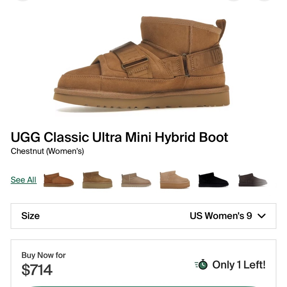 UGG Classic Ultra Mini Hybrid Boot - Picture 4 of 8